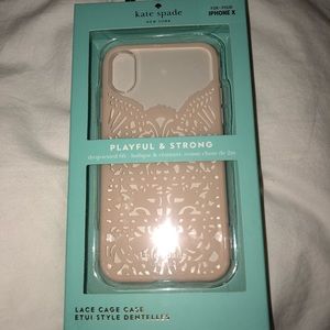 iPhone X lace cage case